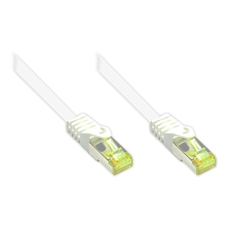 Good Connections Patchkabel con Cat. 7 Rohkabel S/FTP Bianco 0,5m
